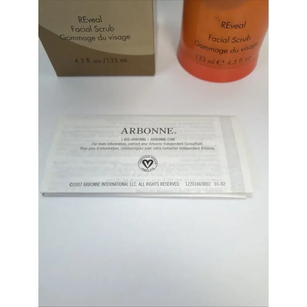New Arbonne NutriMin Re9 C REveal Facial Scrub 4.5oz Anti-aging USA‎ Made Beauty